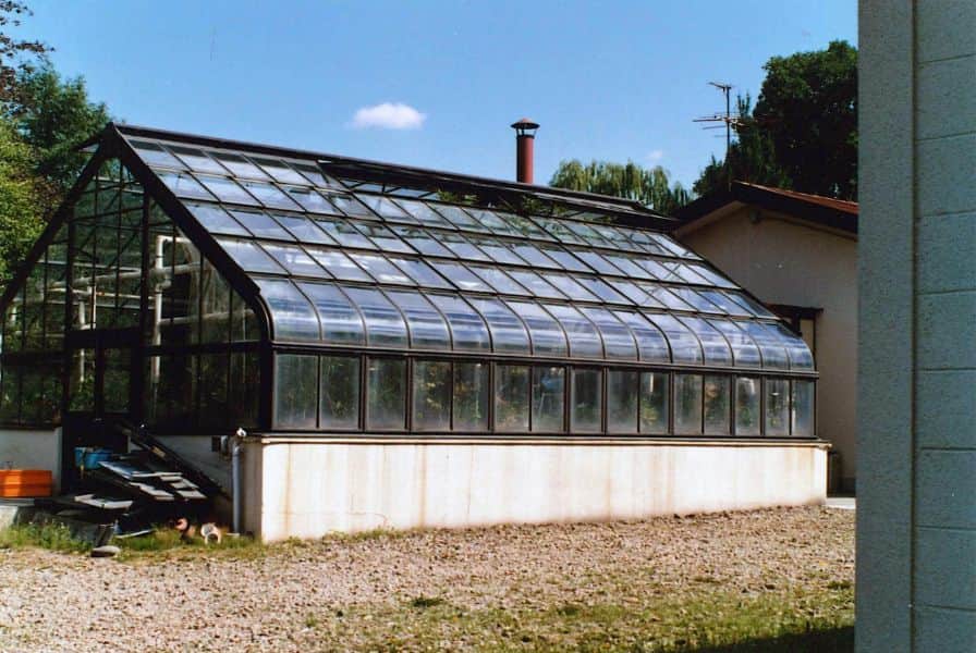 1972年建設当初の温室